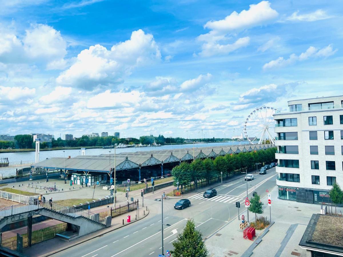 Riverview Studio In Historical Heart Of Anvers Exterior foto