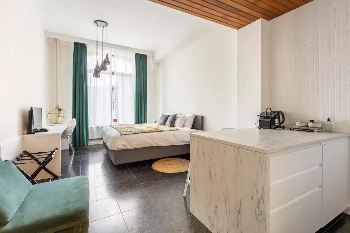 Riverview Studio In Historical Heart Of Anvers Exterior foto