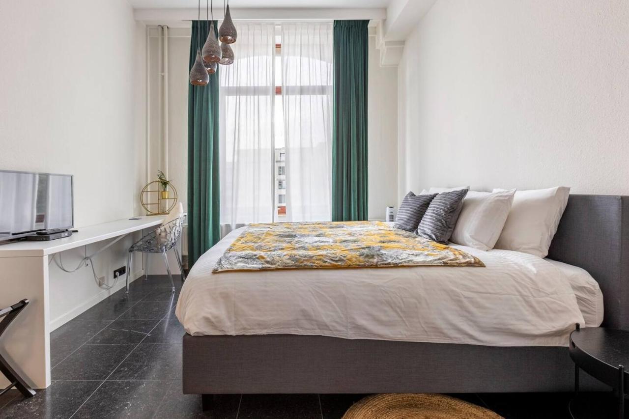 Riverview Studio In Historical Heart Of Anvers Exterior foto